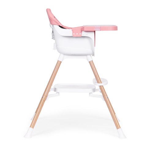 Fotelik krzesełko do karmienia dzieci 2w1 różowy ECOTOYS Fotelik krzesełko do karmienia dzieci 2w1 różowy ECOTOYS