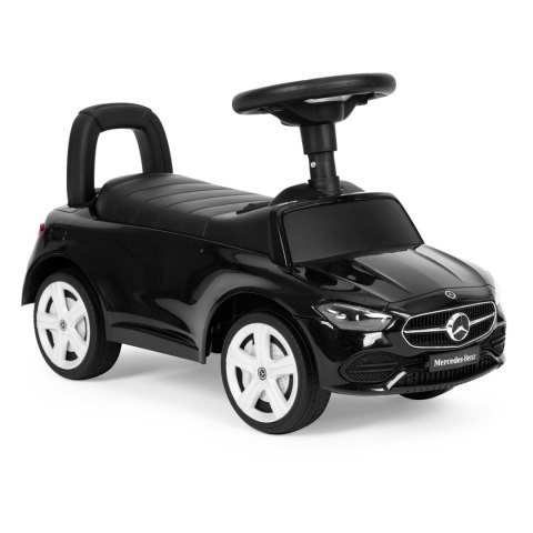 Jeździk autko Mercedes C CLASS interaktywna kierownica dźwięki czarny Jeździk autko Mercedes C CLASS interaktywna kierownica dźwięki czarny
