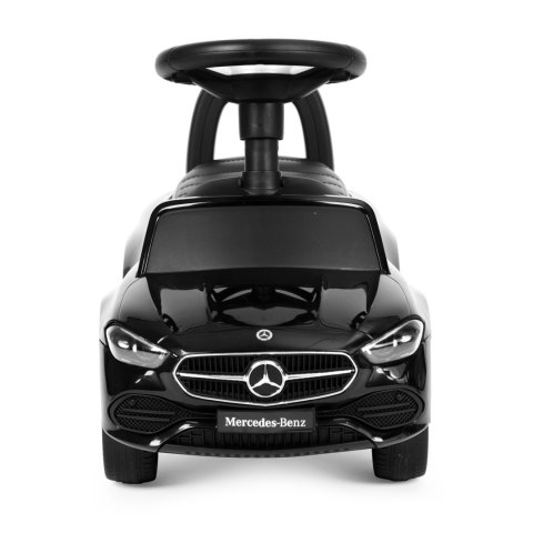 Jeździk autko Mercedes C CLASS interaktywna kierownica dźwięki czarny Jeździk autko Mercedes C CLASS interaktywna kierownica dźwięki czarny