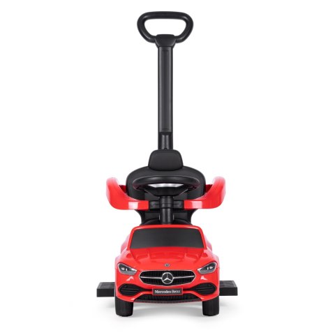 Jeździk pchacz autko Mercedes C CLASS interaktywna kierownica prowadnik czerwony Jeździk pchacz autko Mercedes C CLASS interaktywna kierownica prowadnik czerwony
