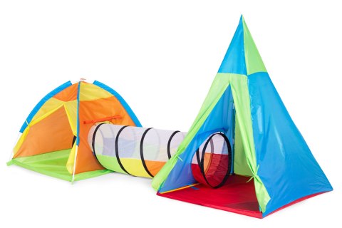 Namiot dla dzieci plac zabaw 3w1 iglo tipi tunel zestaw IPLAY Namiot dla dzieci plac zabaw 3w1 iglo tipi tunel zestaw IPLAY