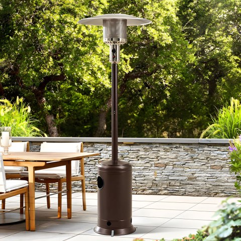 Ogrzewacz parasol gazowy grzejnik 13 kW szklany na ogród patio reduktor wąż pokrowiec MultiGarden Ogrzewacz parasol gazowy grzejnik 13 kW szklany na ogród patio reduktor wąż pokrowiec MultiGarden