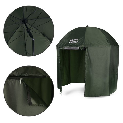 Parasol wędkarski z pełną osłoną namiot wodoodporny regulacja wysokości MultiGarden Parasol wędkarski z pełną osłoną namiot wodoodporny regulacja wysokości MultiGarden