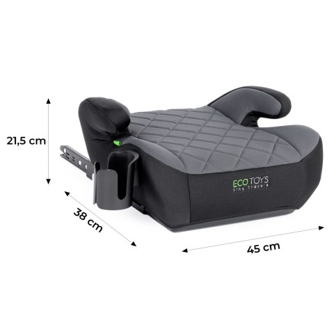 Podkładka ISOFIX samochodowa siedzisko dla dzieci i-SIZE uchwyt na napoje wzrost 125-150 cm ECOTOYS Podkładka ISOFIX samochodowa siedzisko dla dzieci i-SIZE uchwyt na napoje wzrost 125-150 cm ECOTOYS