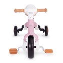 Rower rowerek biegowy z pedałami - treningowy kółka boczne 3w1 różowy ECOTOYS