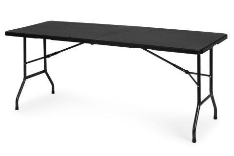 Stół cateringowy 180 cm składany w walizkę czarny ModernHome Stół cateringowy 180 cm składany w walizkę czarny ModernHome