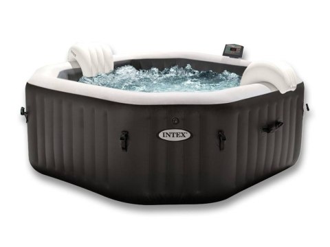 Dmuchane jacuzzi ośmiokątne hydromasaż 4 os. 180x71 cm akcesoria premium INTEX 28458 Dmuchane jacuzzi ośmiokątne hydromasaż 4 os. 180x71 cm akcesoria premium INTEX 28458