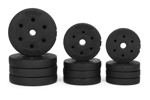 Hantle regulowane 2x10 kg zestaw do ćwiczeń 20 kg Hantle regulowane 2x10 kg zestaw do ćwiczeń 20 kg