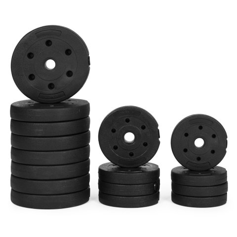 Hantle regulowane 2x15 kg zestaw do ćwiczeń 30 kg Hantle regulowane 2x15 kg zestaw do ćwiczeń 30 kg