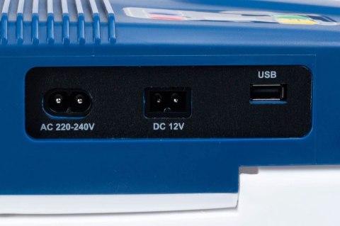 Lodówka turystyczna przenośna samochodowa 29L 220-240V DC12V funkcja grzania wkład gratis niebieska Lodówka turystyczna przenośna samochodowa 29L 220-240V DC12V funkcja grzania wkład gratis niebieska