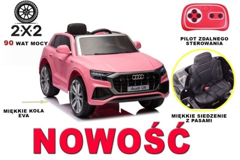 ORYGINALNE AUDI Q8 W NAJLEPSZEJ OPCJI, MIĘKKIE KOŁA, MIĘKKIE SIEDZENIE/JJ2066 ORYGINALNE AUDI Q8 W NAJLEPSZEJ OPCJI, MIĘKKIE KOŁA, MIĘKKIE SIEDZENIE/JJ2066