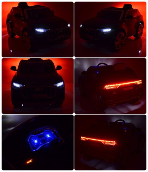ORYGINALNE AUDI Q8 W NAJLEPSZEJ OPCJI, MIĘKKIE KOŁA, MIĘKKIE SIEDZENIE/JJ2066 ORYGINALNE AUDI Q8 W NAJLEPSZEJ OPCJI, MIĘKKIE KOŁA, MIĘKKIE SIEDZENIE/JJ2066