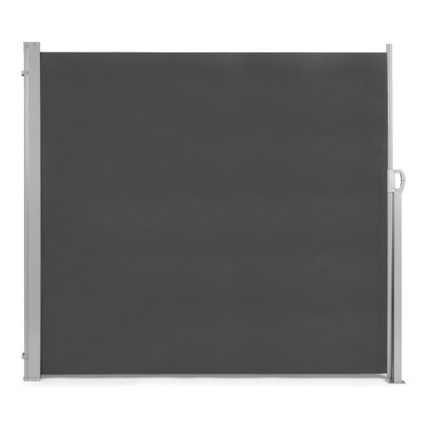 Składana markiza 350x200 cm boczna roleta parawan do ogrodu na taras antracyt MultiGarden Składana markiza 350x200 cm boczna roleta parawan do ogrodu na taras antracyt MultiGarden