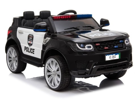 AUTO SUV POLICYJNY NA AKUMULATOR, MIĘKKIE SIEDZENIE, MĘKKIE KOŁA/JC002 AUTO SUV POLICYJNY NA AKUMULATOR, MIĘKKIE SIEDZENIE, MĘKKIE KOŁA/JC002