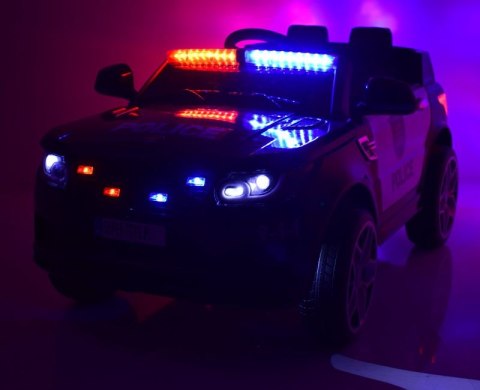 AUTO SUV POLICYJNY NA AKUMULATOR, MIĘKKIE SIEDZENIE, MĘKKIE KOŁA/JC002 AUTO SUV POLICYJNY NA AKUMULATOR, MIĘKKIE SIEDZENIE, MĘKKIE KOŁA/JC002