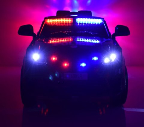 AUTO SUV POLICYJNY NA AKUMULATOR, MIĘKKIE SIEDZENIE, MĘKKIE KOŁA/JC002 AUTO SUV POLICYJNY NA AKUMULATOR, MIĘKKIE SIEDZENIE, MĘKKIE KOŁA/JC002