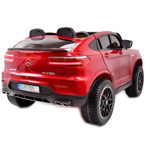 MERCEDES GLC 63S LICENCJA, 4X4, 2x12V, WALIZKA, MIĘKKIE KOŁA EVA, MIĘKKIE SIEDZENIE, LAKIER POLEROWANY, FULL OPCJA/XMX608 MERCEDES GLC 63S LICENCJA, 4X4, 2x12V, WALIZKA, MIĘKKIE KOŁA EVA, MIĘKKIE SIEDZENIE, LAKIER POLEROWANY, FULL OPCJA/XMX608