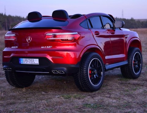MERCEDES GLC 63S LICENCJA, 4X4, 2x12V, WALIZKA, MIĘKKIE KOŁA EVA, MIĘKKIE SIEDZENIE, LAKIER POLEROWANY, FULL OPCJA/XMX608 MERCEDES GLC 63S LICENCJA, 4X4, 2x12V, WALIZKA, MIĘKKIE KOŁA EVA, MIĘKKIE SIEDZENIE, LAKIER POLEROWANY, FULL OPCJA/XMX608