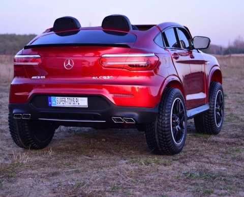 MERCEDES GLC 63S LICENCJA, 4X4, 2x12V, WALIZKA, MIĘKKIE KOŁA EVA, MIĘKKIE SIEDZENIE, LAKIER POLEROWANY, FULL OPCJA/XMX608 MERCEDES GLC 63S LICENCJA, 4X4, 2x12V, WALIZKA, MIĘKKIE KOŁA EVA, MIĘKKIE SIEDZENIE, LAKIER POLEROWANY, FULL OPCJA/XMX608