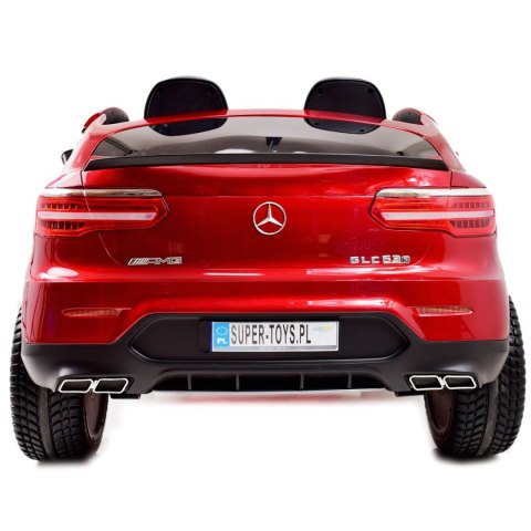 MERCEDES GLC 63S LICENCJA, 4X4, 2x12V, WALIZKA, MIĘKKIE KOŁA EVA, MIĘKKIE SIEDZENIE, LAKIER POLEROWANY, FULL OPCJA/XMX608 MERCEDES GLC 63S LICENCJA, 4X4, 2x12V, WALIZKA, MIĘKKIE KOŁA EVA, MIĘKKIE SIEDZENIE, LAKIER POLEROWANY, FULL OPCJA/XMX608