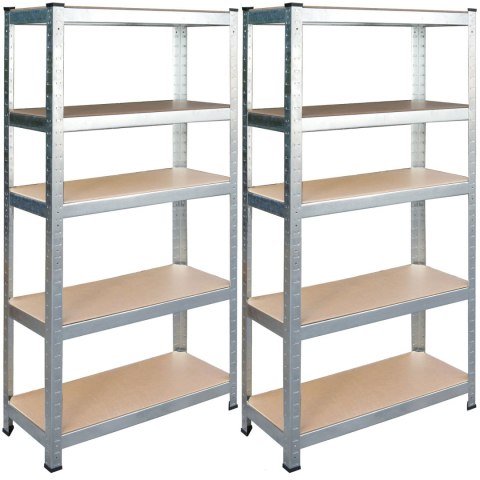 Regał metalowy magazynowy zestaw 2 szt 180 x 90 x 40 cm Humberg HR-812 Regał metalowy magazynowy zestaw 2 szt 180 x 90 x 40 cm Humberg HR-812