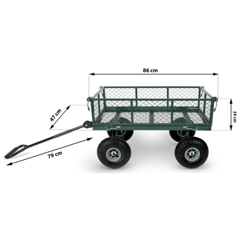 Wózek ogrodowy wywrotka 100l Humberg HM-509 Wózek ogrodowy wywrotka 100l Humberg HM-509
