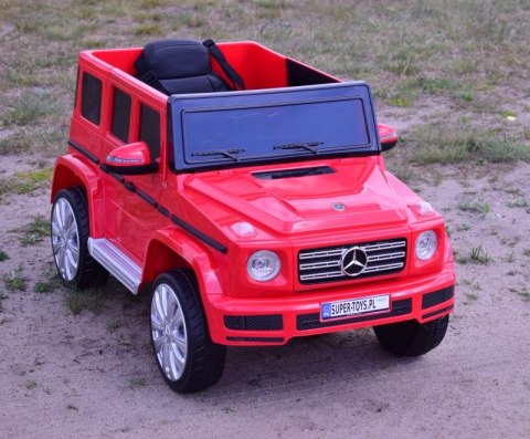 MERCEDES G500 NA AKUMULATOR MIĘKKIE KOŁA EVA, MIĘKKIE SIEDZENIE, LAKIEROWANY FULL OPCJA/JJ2077 MERCEDES G500 NA AKUMULATOR MIĘKKIE KOŁA EVA, MIĘKKIE SIEDZENIE, LAKIEROWANY FULL OPCJA/JJ2077