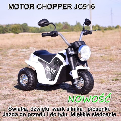 MOTOR CHOPPER - PIERWSZY MOTOREK DLA DZIECKA, MIĘKKIE SIEDZENIE/JC916 MOTOR CHOPPER - PIERWSZY MOTOREK DLA DZIECKA, MIĘKKIE SIEDZENIE/JC916
