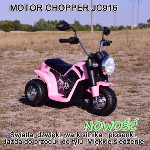 MOTOR CHOPPER - PIERWSZY MOTOREK DLA DZIECKA, MIĘKKIE SIEDZENIE/JC916 MOTOR CHOPPER - PIERWSZY MOTOREK DLA DZIECKA, MIĘKKIE SIEDZENIE/JC916