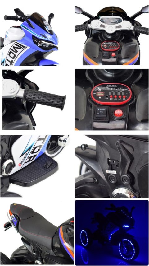 DUŻY MOTOR ŚCIGACZ STRONG 2 EXCLUSIVE, ŚWIECĄCE KOŁA, 3 KOŁOWY/HT6188 DUŻY MOTOR ŚCIGACZ STRONG 2 EXCLUSIVE, ŚWIECĄCE KOŁA, 3 KOŁOWY/HT6188