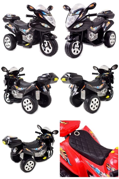 Motorek dla maluszka, dźwięki, światła, miękkie siedzenie/LL1188 Motorek dla maluszka, dźwięki, światła, miękkie siedzenie/LL1188