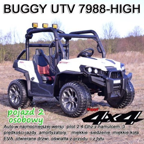 MEGA BUGGY UTV DLA 2 DZIECI, 4 SILNIKI, MIĘKKIE SIEDZENIE, MIĘKKIE KOŁA/7988-HIGH MEGA BUGGY UTV DLA 2 DZIECI, 4 SILNIKI, MIĘKKIE SIEDZENIE, MIĘKKIE KOŁA/7988-HIGH