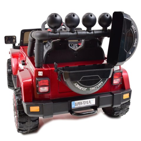 MEGA JEEP FULLTIME, NAPĘD 4X4, 1X12V ,WOLNY START/ MIĘKKIE KOŁA, FUNKCJA BUJANIA EXCLUSIVE LAKIER/7588 MEGA JEEP FULLTIME, NAPĘD 4X4, 1X12V ,WOLNY START/ MIĘKKIE KOŁA, FUNKCJA BUJANIA EXCLUSIVE LAKIER/7588