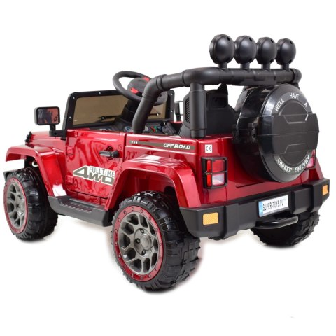 MEGA JEEP FULLTIME, NAPĘD 4X4, 1X12V ,WOLNY START/ MIĘKKIE KOŁA, FUNKCJA BUJANIA EXCLUSIVE LAKIER/7588 MEGA JEEP FULLTIME, NAPĘD 4X4, 1X12V ,WOLNY START/ MIĘKKIE KOŁA, FUNKCJA BUJANIA EXCLUSIVE LAKIER/7588