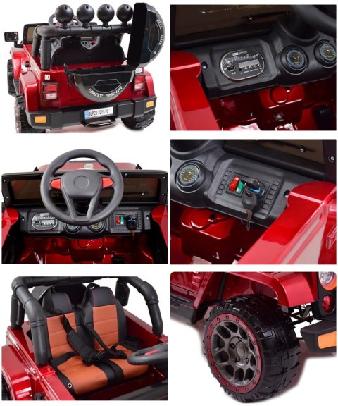 MEGA JEEP FULLTIME, NAPĘD 4X4, 1X12V ,WOLNY START/ MIĘKKIE KOŁA, FUNKCJA BUJANIA EXCLUSIVE LAKIER/7588 MEGA JEEP FULLTIME, NAPĘD 4X4, 1X12V ,WOLNY START/ MIĘKKIE KOŁA, FUNKCJA BUJANIA EXCLUSIVE LAKIER/7588