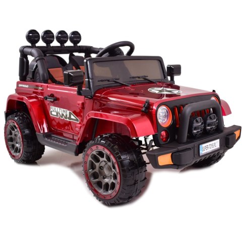 MEGA JEEP FULLTIME, NAPĘD 4X4, 1X12V ,WOLNY START/ MIĘKKIE KOŁA, FUNKCJA BUJANIA EXCLUSIVE LAKIER/7588 MEGA JEEP FULLTIME, NAPĘD 4X4, 1X12V ,WOLNY START/ MIĘKKIE KOŁA, FUNKCJA BUJANIA EXCLUSIVE LAKIER/7588