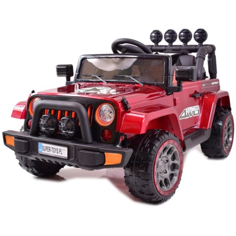 MEGA JEEP FULLTIME, NAPĘD 4X4, 1X12V ,WOLNY START/ MIĘKKIE KOŁA, FUNKCJA BUJANIA EXCLUSIVE LAKIER/7588 MEGA JEEP FULLTIME, NAPĘD 4X4, 1X12V ,WOLNY START/ MIĘKKIE KOŁA, FUNKCJA BUJANIA EXCLUSIVE LAKIER/7588