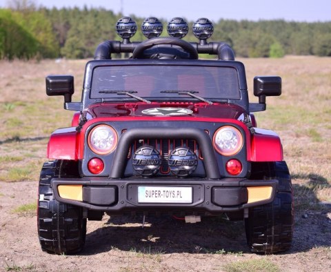 MEGA JEEP FULLTIME, NAPĘD 4X4, 1X12V ,WOLNY START/ MIĘKKIE KOŁA, FUNKCJA BUJANIA EXCLUSIVE LAKIER/7588 MEGA JEEP FULLTIME, NAPĘD 4X4, 1X12V ,WOLNY START/ MIĘKKIE KOŁA, FUNKCJA BUJANIA EXCLUSIVE LAKIER/7588