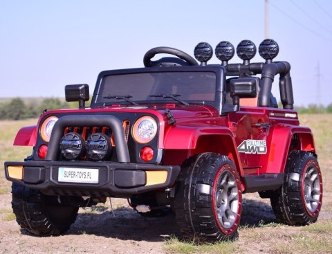 MEGA JEEP FULLTIME, NAPĘD 4X4, 1X12V ,WOLNY START/ MIĘKKIE KOŁA, FUNKCJA BUJANIA EXCLUSIVE LAKIER/7588 MEGA JEEP FULLTIME, NAPĘD 4X4, 1X12V ,WOLNY START/ MIĘKKIE KOŁA, FUNKCJA BUJANIA EXCLUSIVE LAKIER/7588