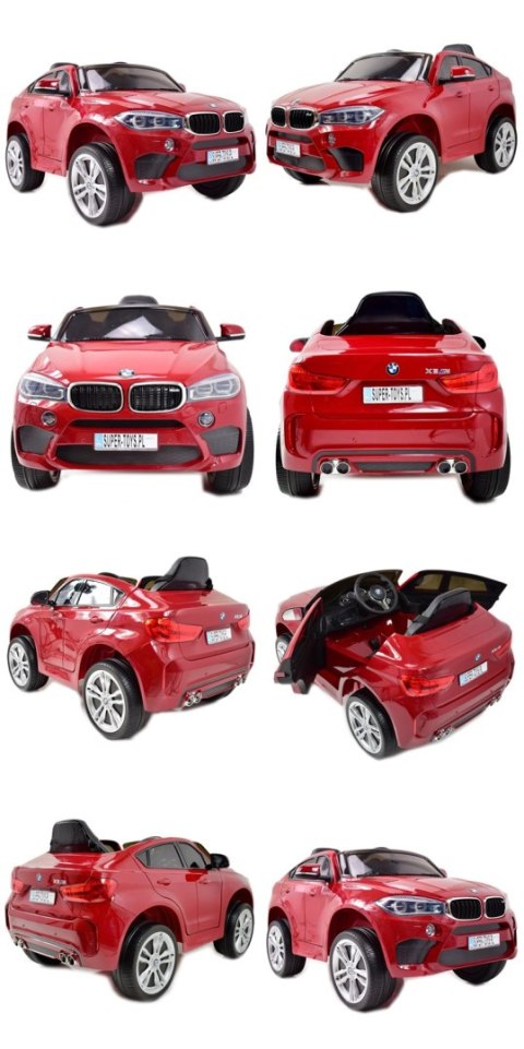 ORYGINALNE BMW X6M W NAJLEPSZEJ WERSJI, MIĘKKIE SIEDZENIE, PILOT 2.4 GHZ, LAKIER/ 2199 ORYGINALNE BMW X6M W NAJLEPSZEJ WERSJI, MIĘKKIE SIEDZENIE, PILOT 2.4 GHZ, LAKIER/ 2199