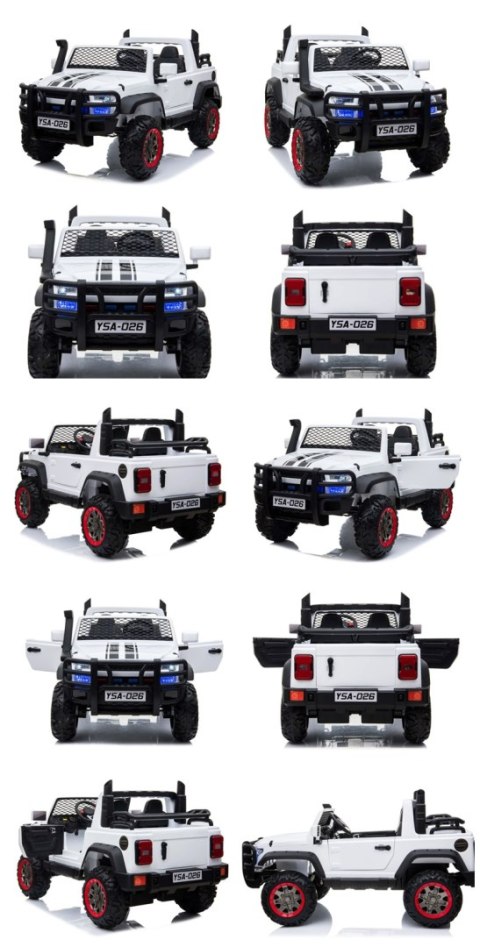 MEGA DZIP 4X4, MIĘKKIE KOŁA EVA, MIĘKKIE SIEDZENIE, PANEL, FULL OPCJA 2x12V /YSA026 MEGA DZIP 4X4, MIĘKKIE KOŁA EVA, MIĘKKIE SIEDZENIE, PANEL, FULL OPCJA 2x12V /YSA026