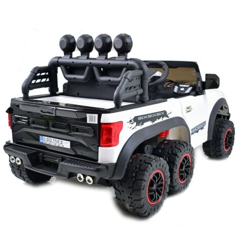 MEGA JEEP WORKS SIX 4X4, 2 X 12V MĘKKIE KOŁA, MIĘKKIE SIEDZENIE/JC003 MEGA JEEP WORKS SIX 4X4, 2 X 12V MĘKKIE KOŁA, MIĘKKIE SIEDZENIE/JC003