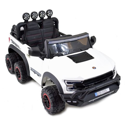 MEGA JEEP WORKS SIX 4X4, 2 X 12V MĘKKIE KOŁA, MIĘKKIE SIEDZENIE/JC003 MEGA JEEP WORKS SIX 4X4, 2 X 12V MĘKKIE KOŁA, MIĘKKIE SIEDZENIE/JC003