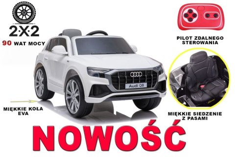 ORYGINALNE AUDI Q8 W NAJLEPSZEJ OPCJI, MIĘKKIE KOŁA, MIĘKKIE SIEDZENIE/JJ2066 ORYGINALNE AUDI Q8 W NAJLEPSZEJ OPCJI, MIĘKKIE KOŁA, MIĘKKIE SIEDZENIE/JJ2066
