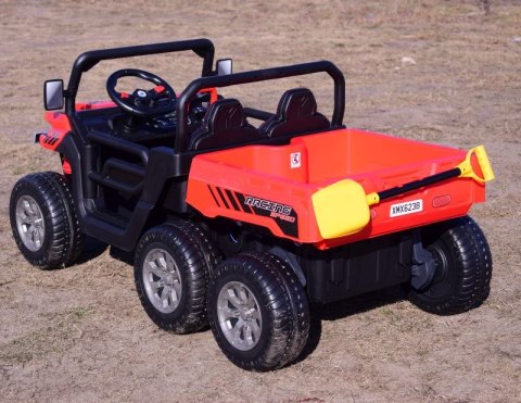 BUGGY 6 KOŁOWY DLA 2 DZIECI, ELEKTRYCZNA WYWROTKA, MIĘKKIE KOŁA, MIĘKKIE SIEDZENIE, 400 WAT/XMX623B BUGGY 6 KOŁOWY DLA 2 DZIECI, ELEKTRYCZNA WYWROTKA, MIĘKKIE KOŁA, MIĘKKIE SIEDZENIE, 400 WAT/XMX623B