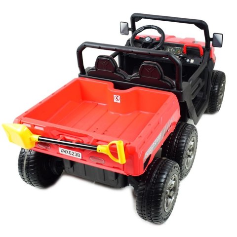 BUGGY 6 KOŁOWY DLA 2 DZIECI, ELEKTRYCZNA WYWROTKA, MIĘKKIE KOŁA, MIĘKKIE SIEDZENIE, 400 WAT/XMX623B BUGGY 6 KOŁOWY DLA 2 DZIECI, ELEKTRYCZNA WYWROTKA, MIĘKKIE KOŁA, MIĘKKIE SIEDZENIE, 400 WAT/XMX623B