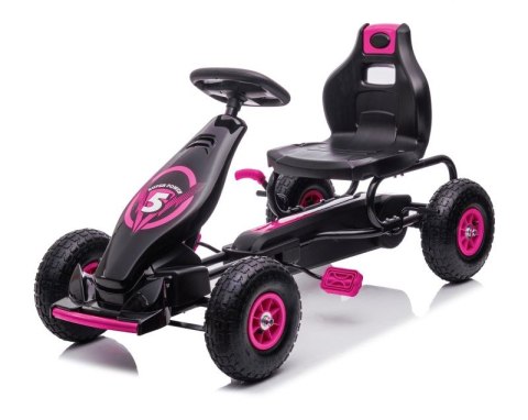DUŻY GOKART NA PEDAŁY SUPER POWER 5, POMPOWANE KOŁA/G18 DUŻY GOKART NA PEDAŁY SUPER POWER 5, POMPOWANE KOŁA/G18