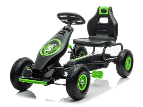 DUŻY GOKART NA PEDAŁY SUPER POWER 5, POMPOWANE KOŁA/G18 DUŻY GOKART NA PEDAŁY SUPER POWER 5, POMPOWANE KOŁA/G18