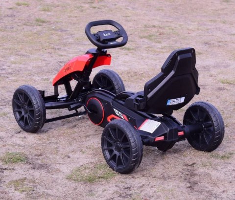 DUŻY GOKART SPEED NA PEDAŁY Z HAMULCEM, REGULOWANE SIEDZENIE, JAKOŚĆ/AHL005 DUŻY GOKART SPEED NA PEDAŁY Z HAMULCEM, REGULOWANE SIEDZENIE, JAKOŚĆ/AHL005
