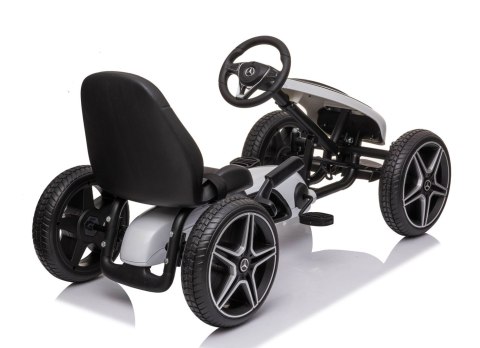 GOKART NA PEDAŁY LICENCJA MERCEDESA KOŁA EVA, MIĘKKIE SIEDZENIE Z LOGIEM MB JAKOŚĆ /XMX610 GOKART NA PEDAŁY LICENCJA MERCEDESA KOŁA EVA, MIĘKKIE SIEDZENIE Z LOGIEM MB JAKOŚĆ /XMX610
